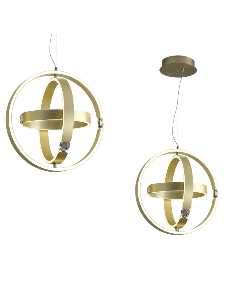 Pendant lamps - Milagro SIRIUS 80W pendant lamp ML6187 - product kolory-swiatla.pl 1