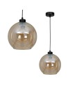 Milagro Lampa wisząca SOFIA AMBER 1xE27 MLP6578