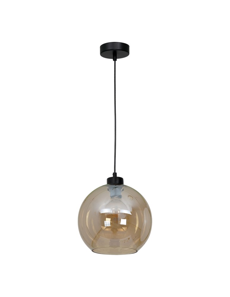 Pendant lamps - Milagro SOFIA AMBER 1xE27 pendant lamp MLP6578 - product kolory-swiatla.pl 8