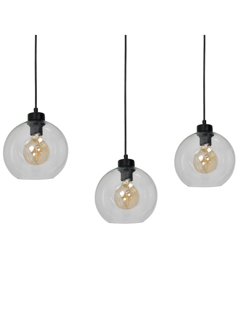 Pendant lamps - Milagro SOFIA CLEAR 3xE27 pendant lamp MLP6579 - product kolory-swiatla.pl 3