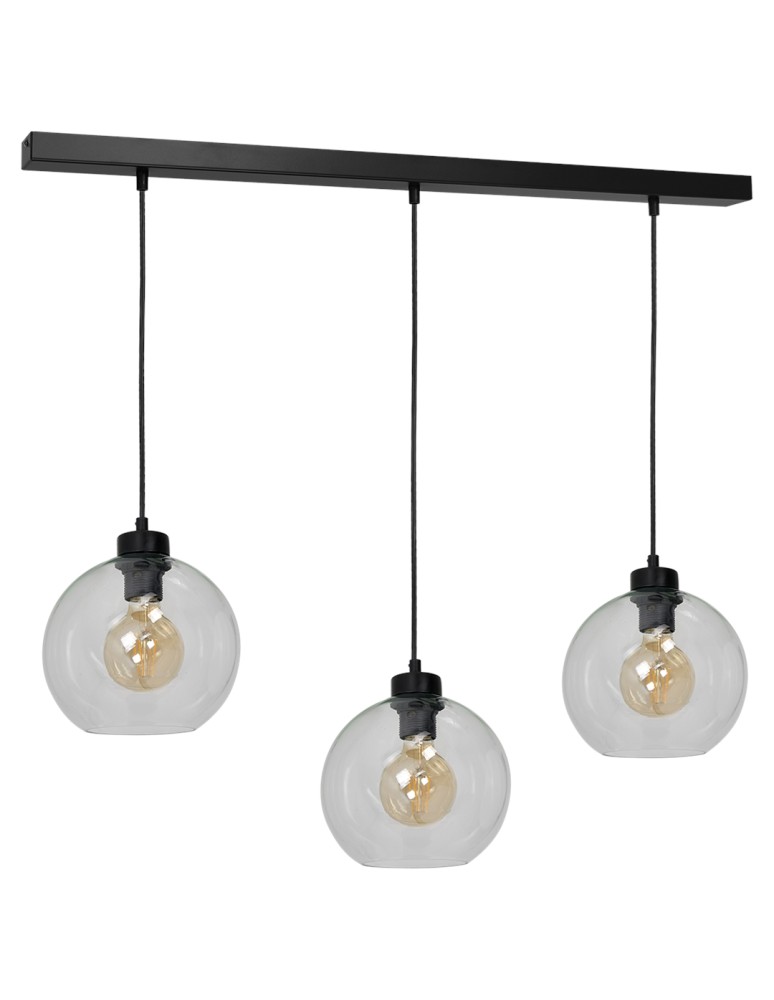Pendant lamps - Milagro SOFIA CLEAR 3xE27 pendant lamp MLP6579 - product kolory-swiatla.pl 8