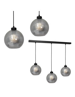 Milagro Lampa wisząca SOFIA SMOKED 3xE27 MLP65800