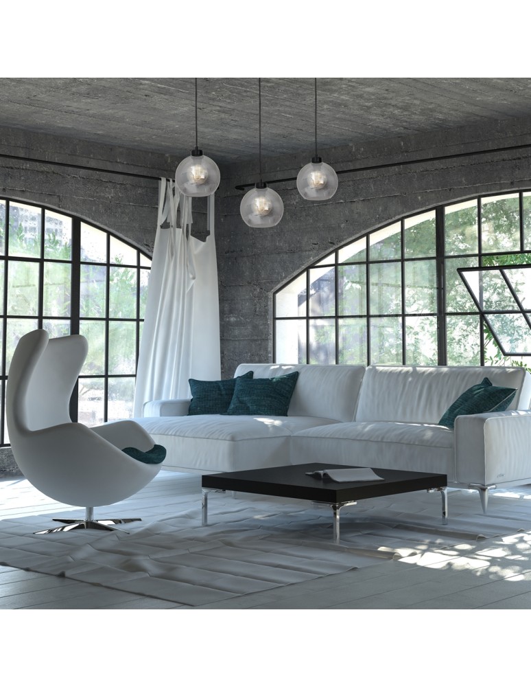 Pendant lamps - Milagro SOFIA SMOKED 3xE27 pendant lamp MLP65800 - product kolory-swiatla.pl 5