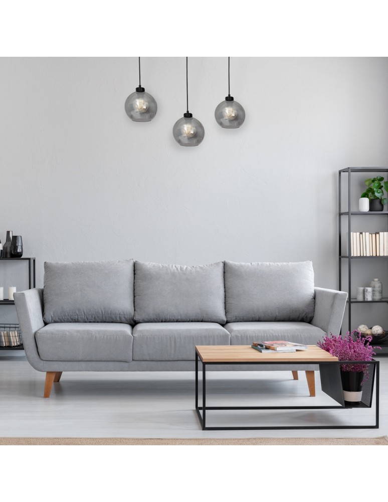 Pendant lamps - Milagro SOFIA SMOKED 3xE27 pendant lamp MLP65800 - product kolory-swiatla.pl 6