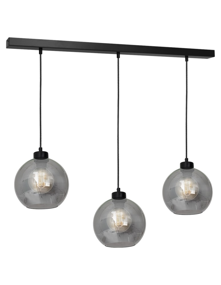 Milagro Lampa wisząca SOFIA SMOKED 3xE27 MLP65800