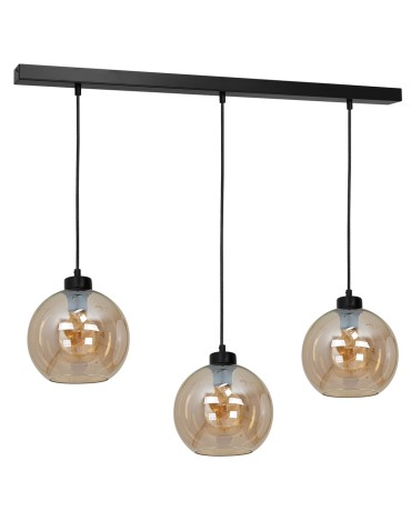 Milagro SOFIA AMBER 3xE27 pendant lamp MLP6581 - product 2