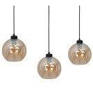 Milagro Lampa wisząca SOFIA AMBER 3xE27 MLP6581
