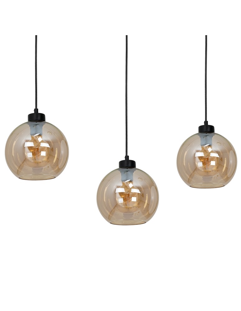 Milagro Lampa wisząca SOFIA AMBER 3xE27 MLP6581