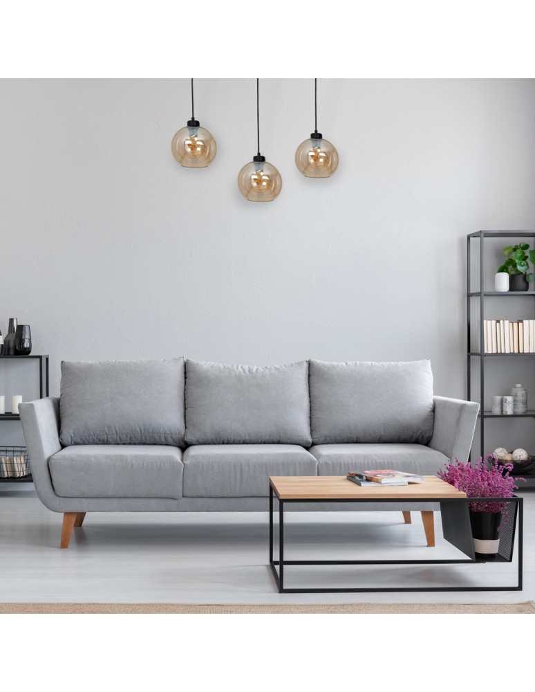 Milagro Lampa wisząca SOFIA AMBER 3xE27 MLP6581