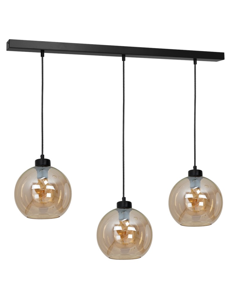 Milagro Lampa wisząca SOFIA AMBER 3xE27 MLP6581