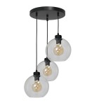 Pendant lamps - Milagro SOFIA CLEAR 3xE27 pendant lamp MLP6582 - product 2