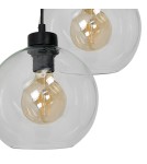 Pendant lamps - Milagro SOFIA CLEAR 3xE27 pendant lamp MLP6582 - product 4
