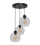 Pendant lamps - Milagro SOFIA CLEAR 3xE27 pendant lamp MLP6582 - product 8
