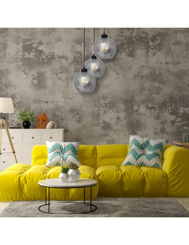 Milagro Lampa wisząca SOFIA SMOKED 3xE27 MLP6583