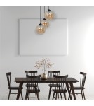 Milagro Lampa wisząca SOFIA AMBER 3xE27 MLP6584