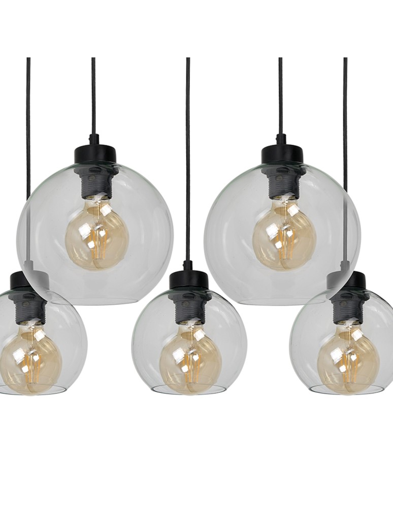 Milagro Lampa wisząca SOFIA CLEAR 5xE27 MLP65900