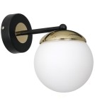 Milagro Kinkiet SPARTA BLACK / GOLD 1xE14 MLP6512