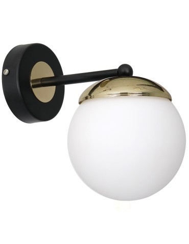 Milagro Kinkiet SPARTA BLACK / GOLD 1xE14 MLP6512 - produkt 2