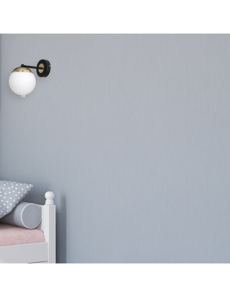 Milagro Kinkiet SPARTA BLACK / GOLD 1xE14 MLP6512