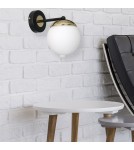 Milagro Kinkiet SPARTA BLACK / GOLD 1xE14 MLP6512