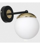 Milagro Kinkiet SPARTA BLACK / GOLD 1xE14 MLP6512