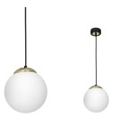 Pendant lamps - Milagro SPARTA BLACK / GOLD 1xE27 pendant lamp MLP6495 - product 1