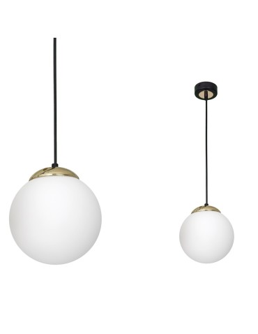 Milagro SPARTA BLACK / GOLD 1xE27 pendant lamp MLP6495