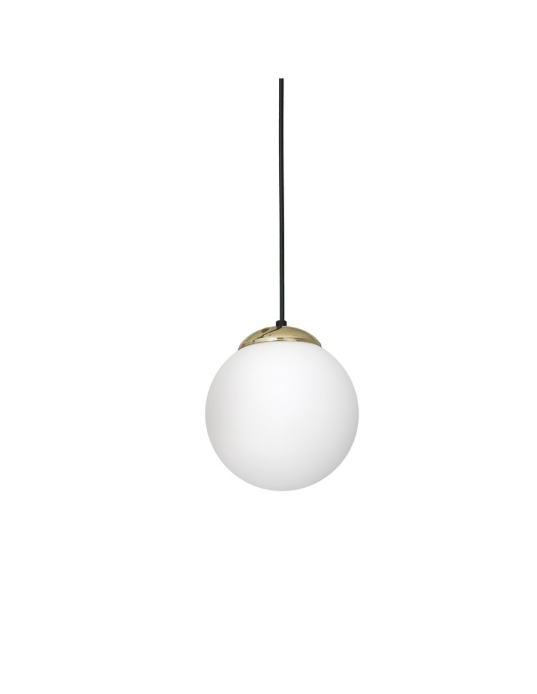 Pendant lamps - Milagro SPARTA BLACK / GOLD 1xE27 pendant lamp MLP6495 - product kolory-swiatla.pl 3