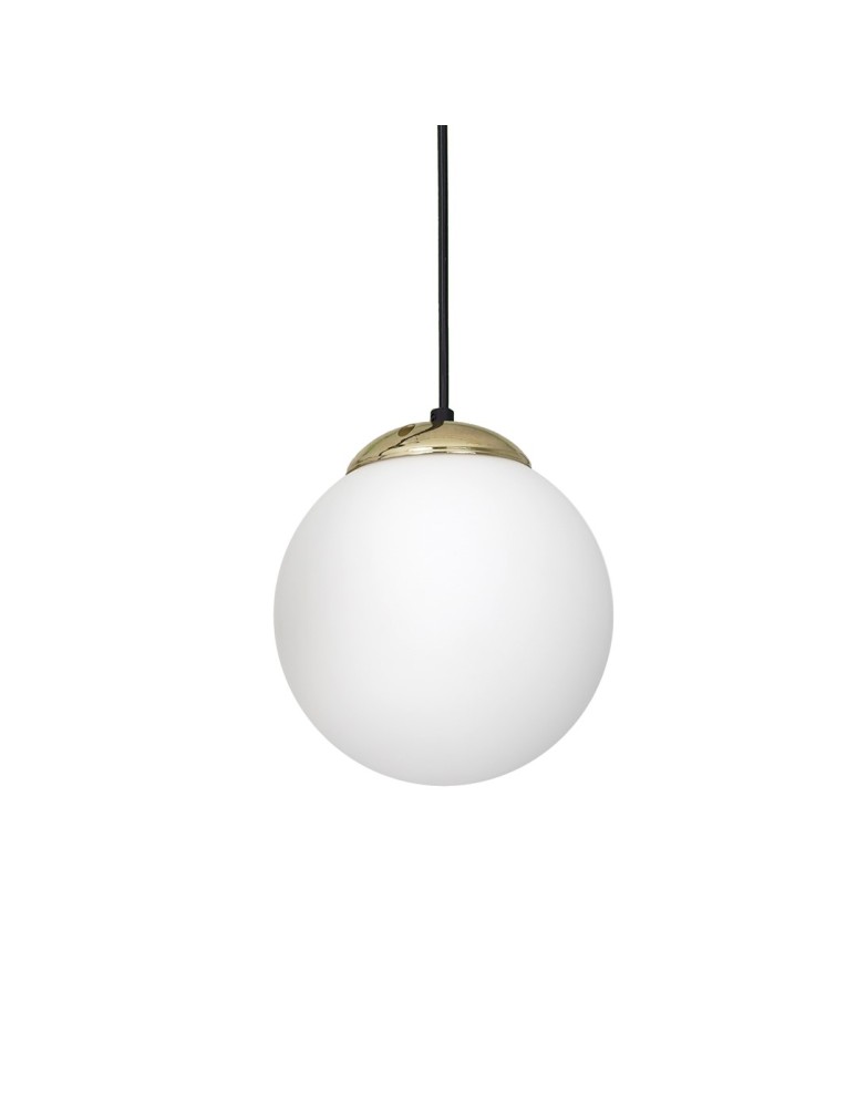 Pendant lamps - Milagro SPARTA BLACK / GOLD 1xE27 pendant lamp MLP6495 - product kolory-swiatla.pl 4