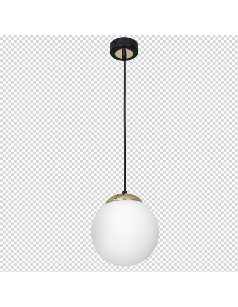 Pendant lamps - Milagro SPARTA BLACK / GOLD 1xE27 pendant lamp MLP6495 - product kolory-swiatla.pl 8