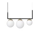 Pendant lamps - Milagro SPARTA BLACK / GOLD 3xE14 pendant lamp MLP6498 - product 3