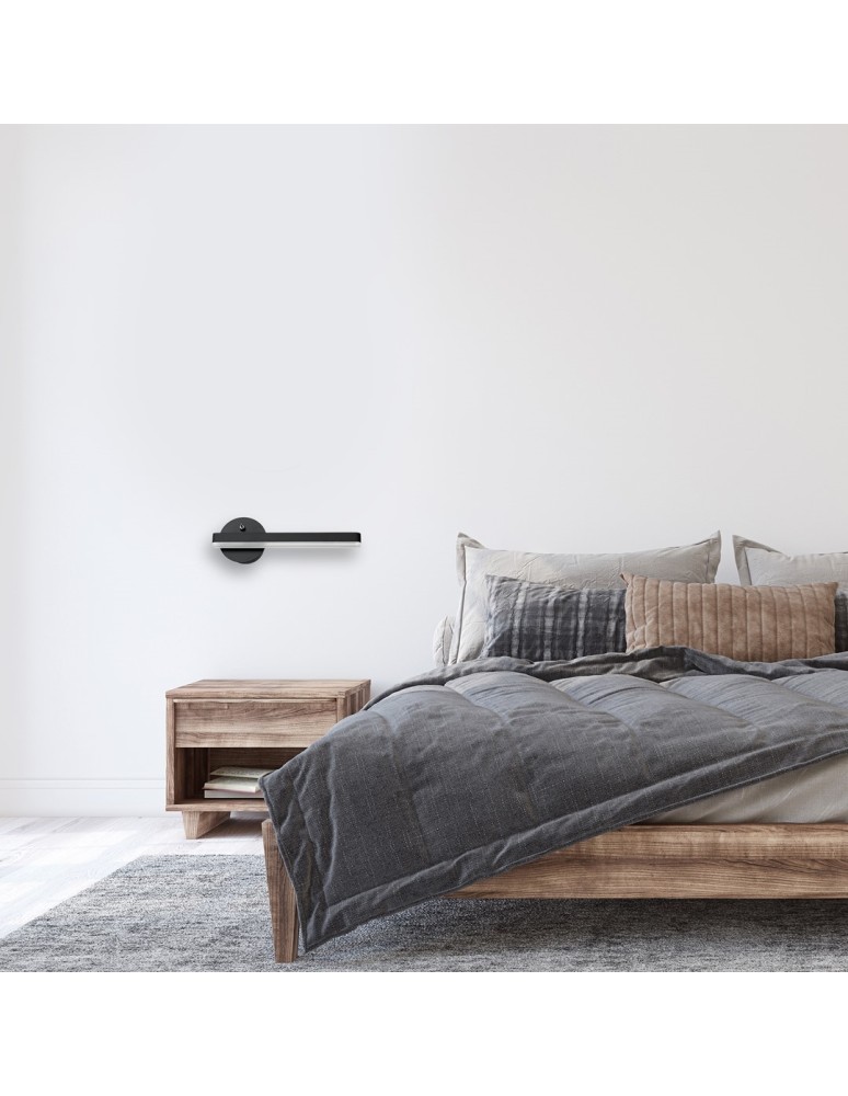 Wall lamps - Milagro Wall lamp SYDNEY 6W LED BLACK right ML6348 - product kolory-swiatla.pl 3