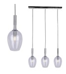 Pendant lamps - Milagro TANGO CLEAR 3xE14 pendant lamp ML6164 - product 1