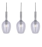 Pendant lamps - Milagro TANGO CLEAR 3xE14 pendant lamp ML6164 - product 3