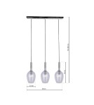Pendant lamps - Milagro TANGO CLEAR 3xE14 pendant lamp ML6164 - product 7
