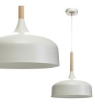 Pendant lamps - Milagro TAYLOR WHITE 1xE27 60W pendant lamp MLP6217 - product 1
