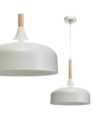 Milagro TAYLOR WHITE 1xE27 60W pendant lamp MLP6217