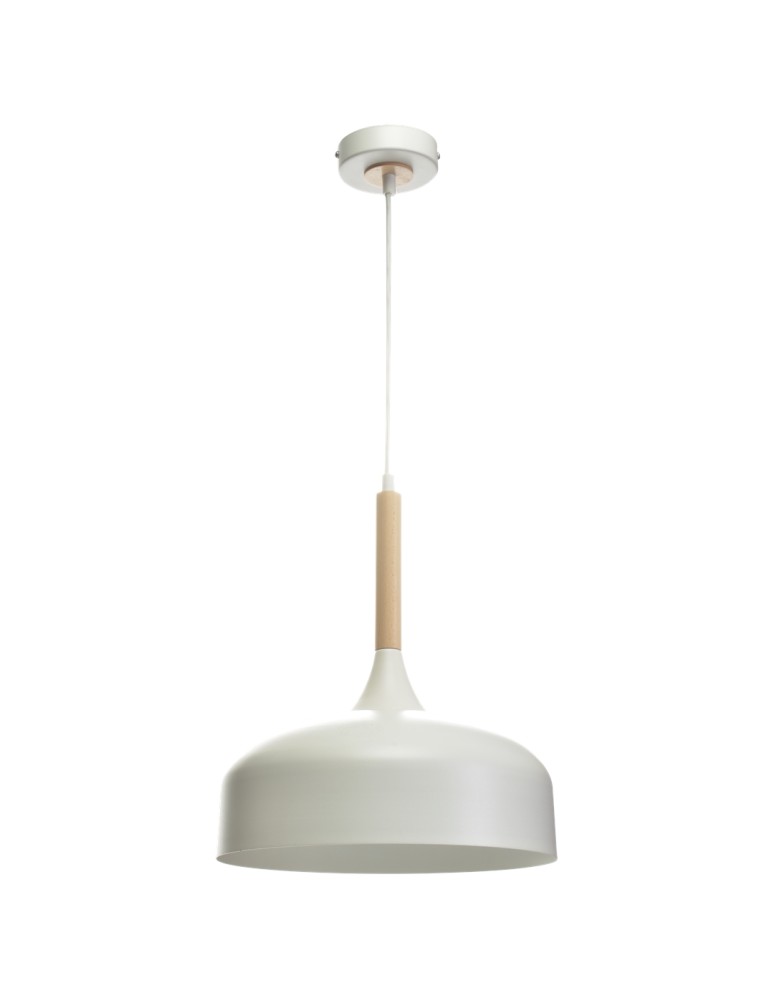 Pendant lamps - Milagro TAYLOR WHITE 1xE27 60W pendant lamp MLP6217 - product kolory-swiatla.pl 10