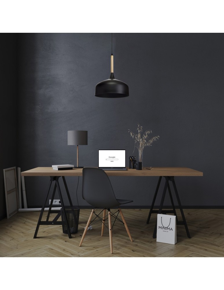 Milagro Lampa wisząca TAYLOR BLACK 1xE27 60W MLP6218