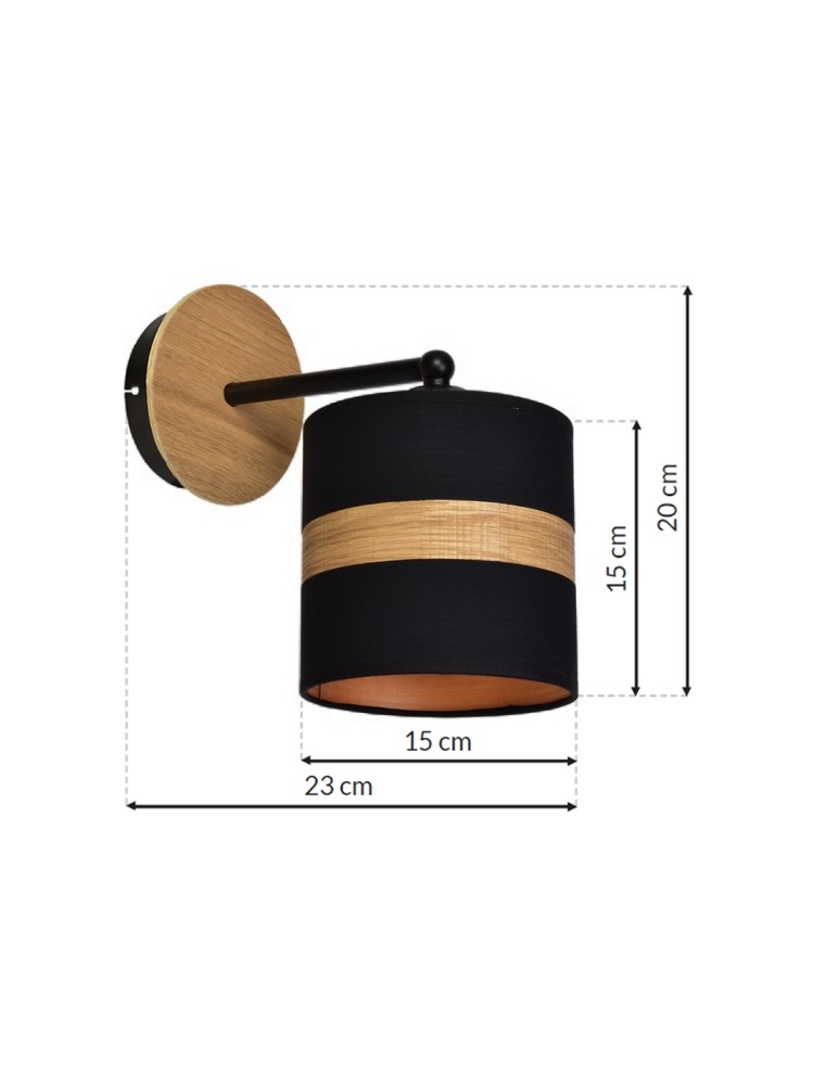 Boho wall lamps - Milagro Wall lamp TERRA 1xE27 MLP6289 - product kolory-swiatla.pl 7