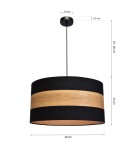 Boho pendant lamps - Milagro TERRA 1xE27 pendant lamp MLP6290 - product 8