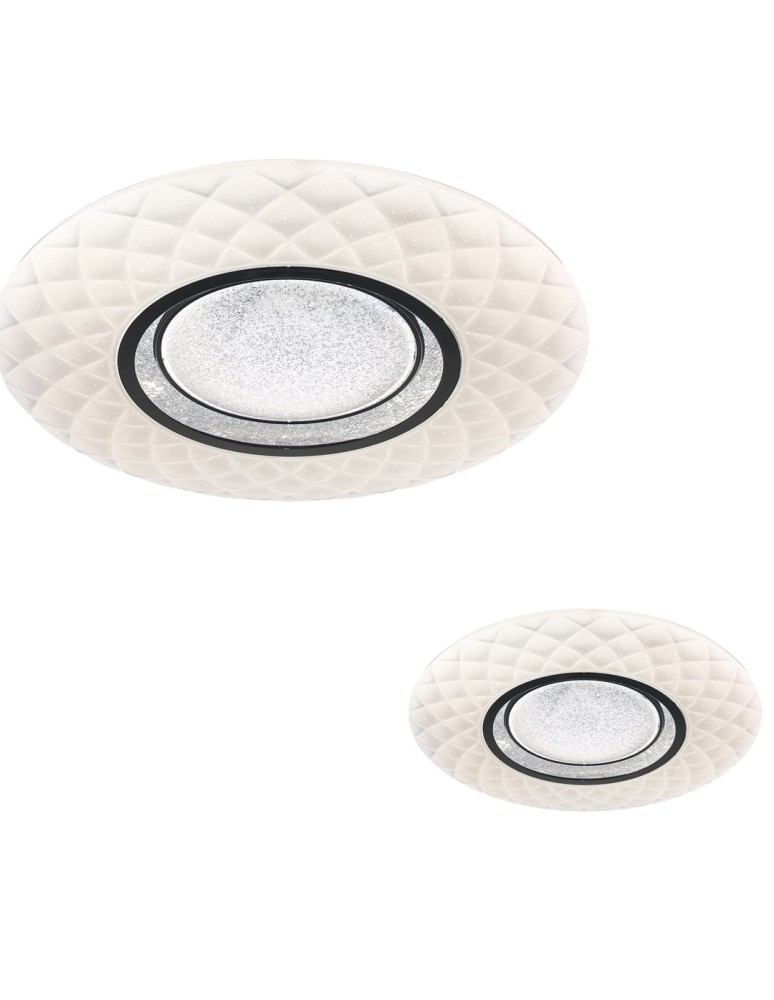 Plafonds with remote control - Milagro Plafond TOKYO 48W Ø500 mm + Remote control ML6196 - product kolory-swiatla.pl 1