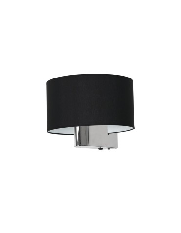 Milagro Wall lamp CASINO BLACK/CHROME 1xE27 ML6377 - product 2