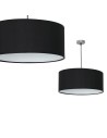 Milagro CASINO BLACK/CHROME 1xE27 pendant lamp ML63800