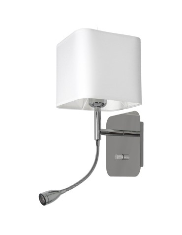 Milagro NAPOLI WHITE/CHROME wall lamp 1xE27 + 1W LED ML63600 - product 2