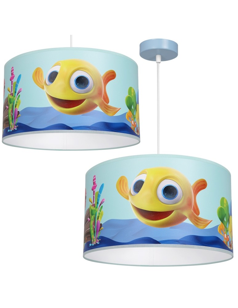 Children's pendant lamps - Milagro MiniMini FISH pendant lamp 1xE27 MLP6800 - product kolory-swiatla.pl 1