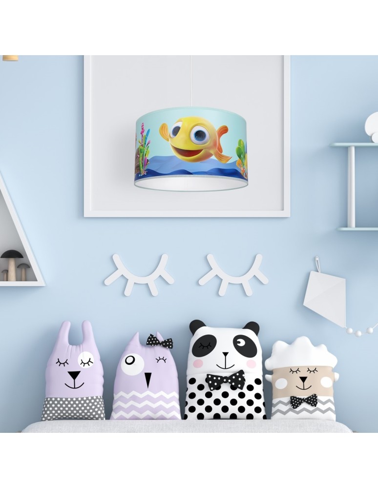Children's pendant lamps - Milagro MiniMini FISH pendant lamp 1xE27 MLP6800 - product kolory-swiatla.pl 5