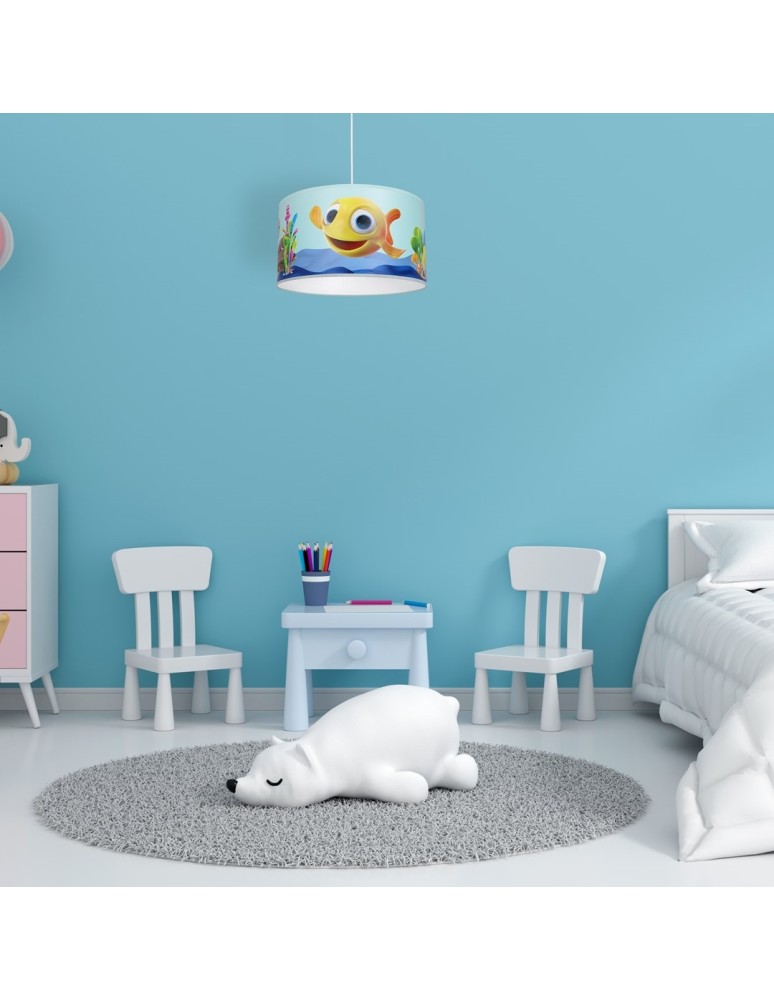 Children's pendant lamps - Milagro MiniMini FISH pendant lamp 1xE27 MLP6800 - product kolory-swiatla.pl 6