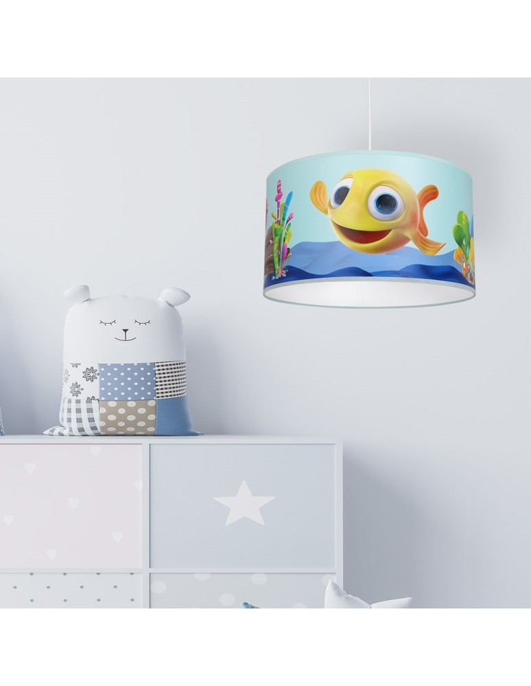 Children's pendant lamps - Milagro MiniMini FISH pendant lamp 1xE27 MLP6800 - product kolory-swiatla.pl 8