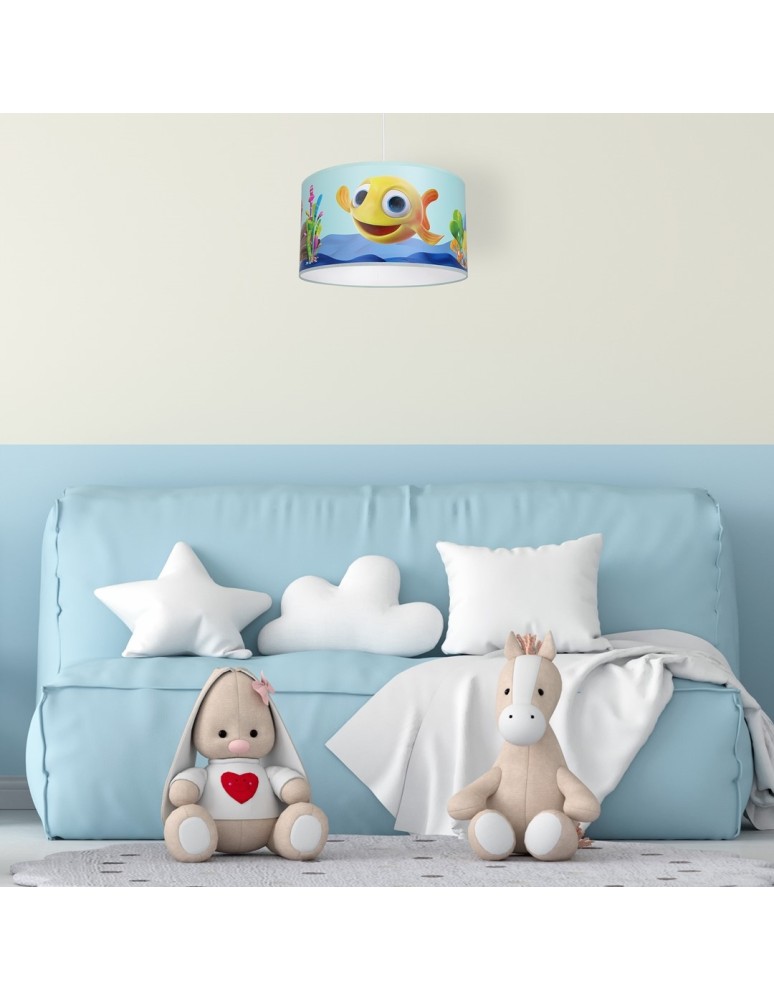 Children's pendant lamps - Milagro MiniMini FISH pendant lamp 1xE27 MLP6800 - product kolory-swiatla.pl 9